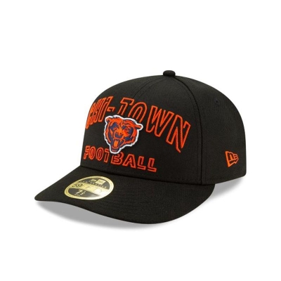 Chicago Bears Gorra | New Era NFL Draft Alternate Low Profile 59fifty Fitted Cap Mexico - Negros